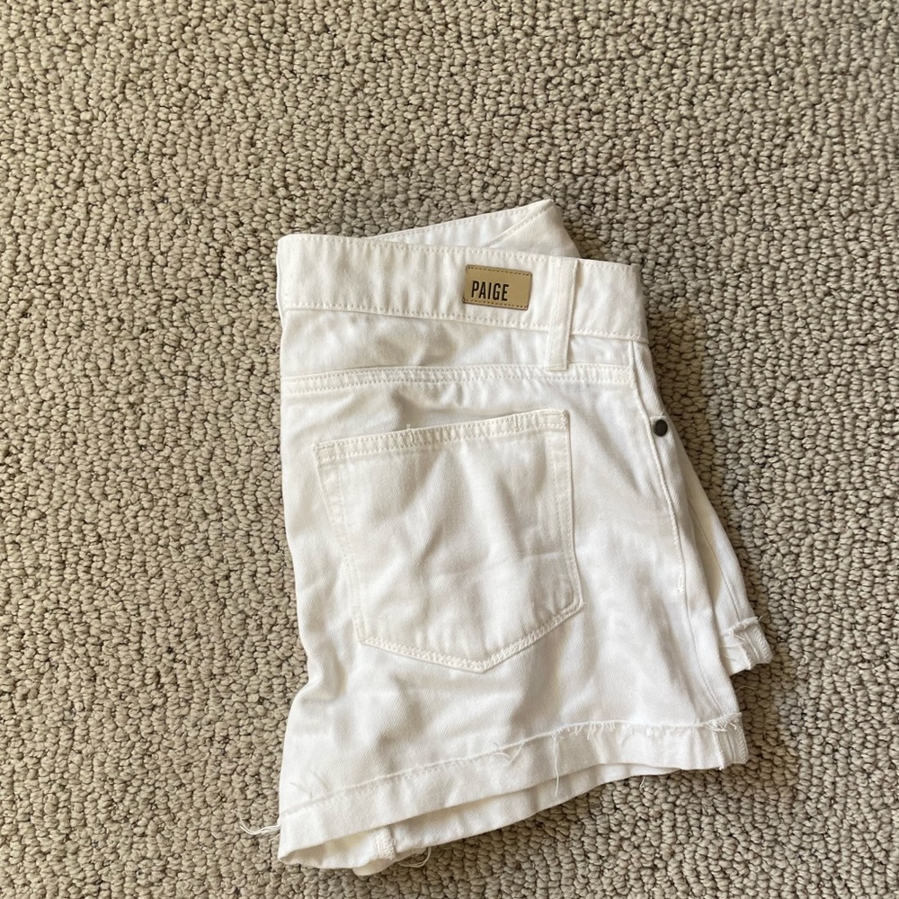 Paige Jeans white shorts